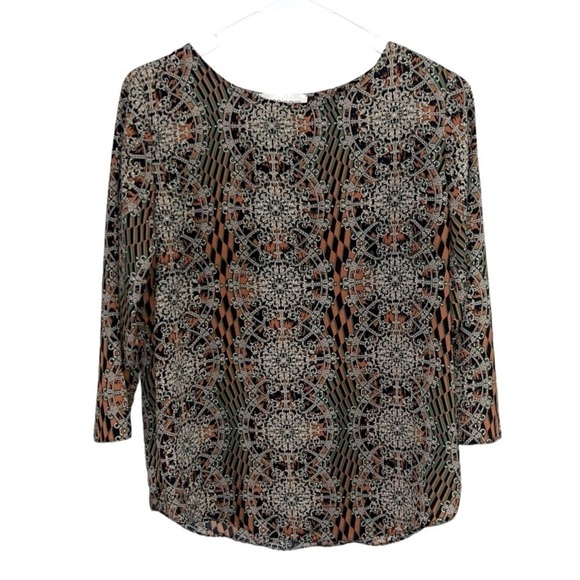 Veronica M Blouse 3/4 sleeve Sz S - Picture 1 of 3